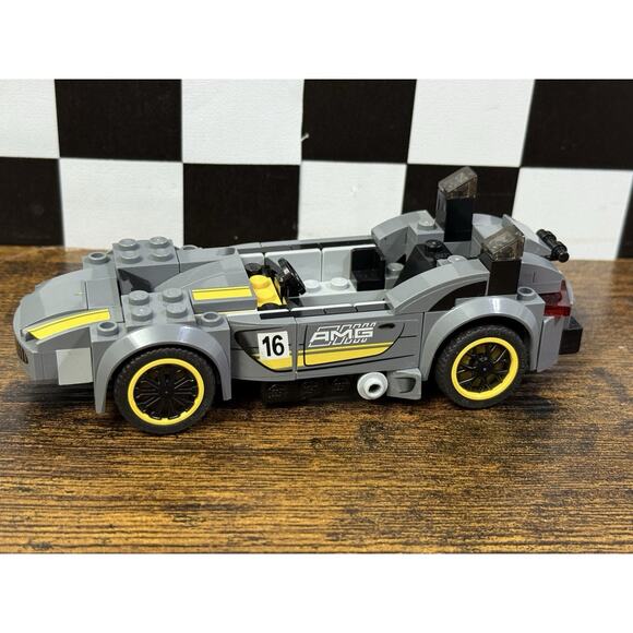 LEGO SPEED CHAMPIONS 75877 Mercedes-AMG GT3 INCOMPLETE MISSING PARTS - Mini Fig - Picture 9 of 11